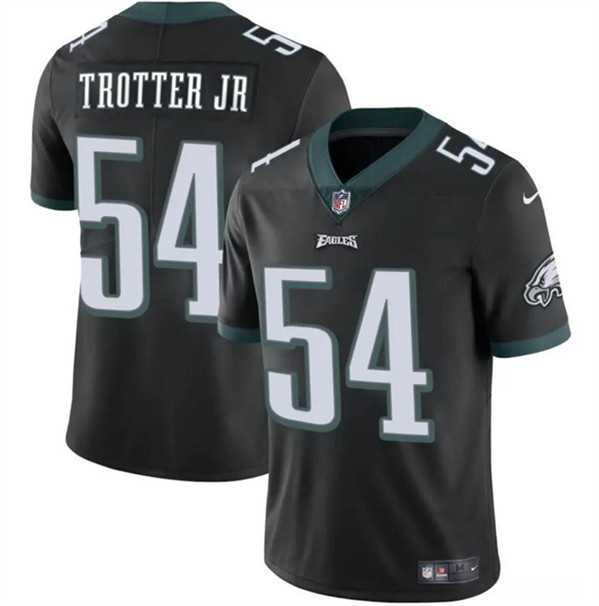 Men & Women & Youth Philadelphia Eagles #54 Jeremiah Trotter Jr Black 2024 Draft Vapor Untouchable Limited Stitched Jersey->philadelphia eagles->NFL Jersey